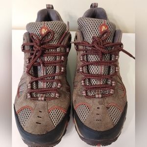 Merrell Bungee Cord/Red Ochre Suede Leather Hiking Shoes Men's Size 12